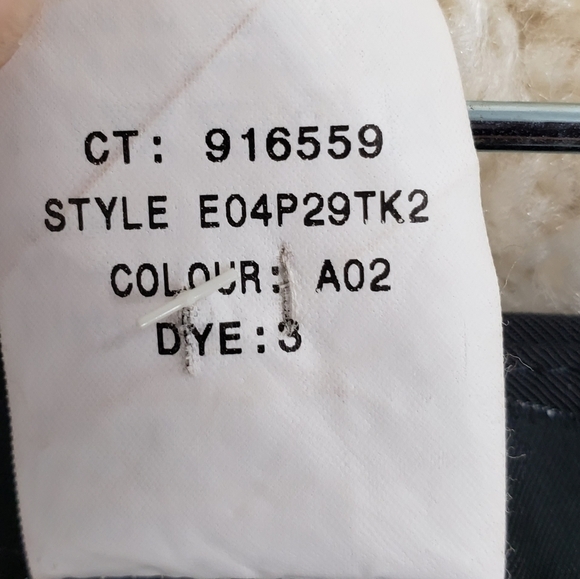 PHILIPPE Adec Paris Women US 6 black trousers pants front zip pockets Poly blend - Picture 3 of 11